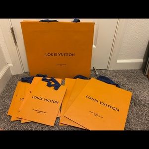 Louie Vuitton shopping bags